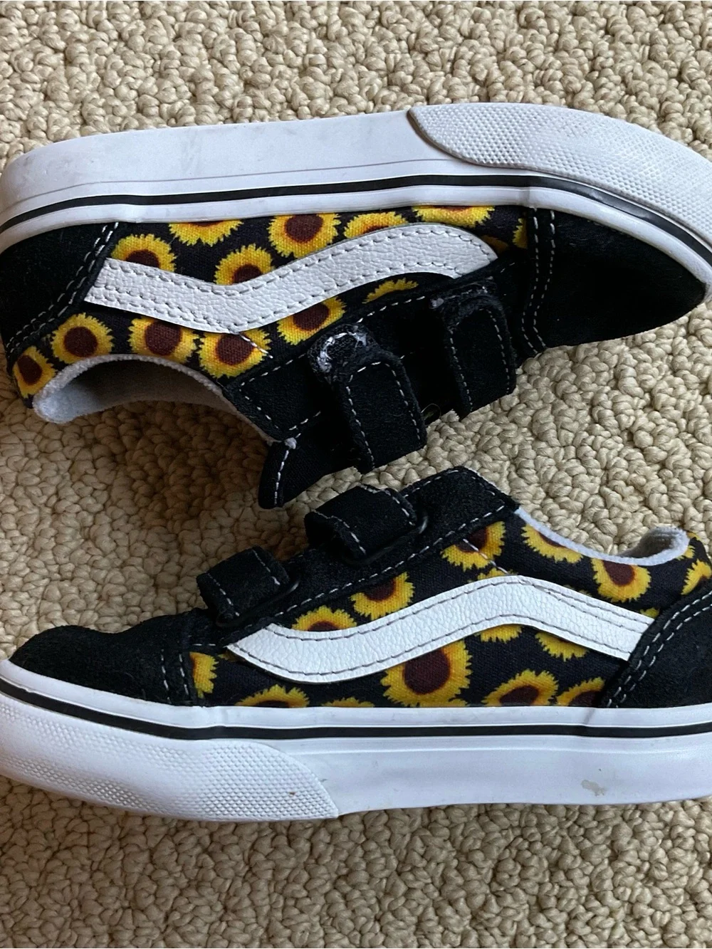 Toddler’s Vans Sunflowers Sneakers Size 9